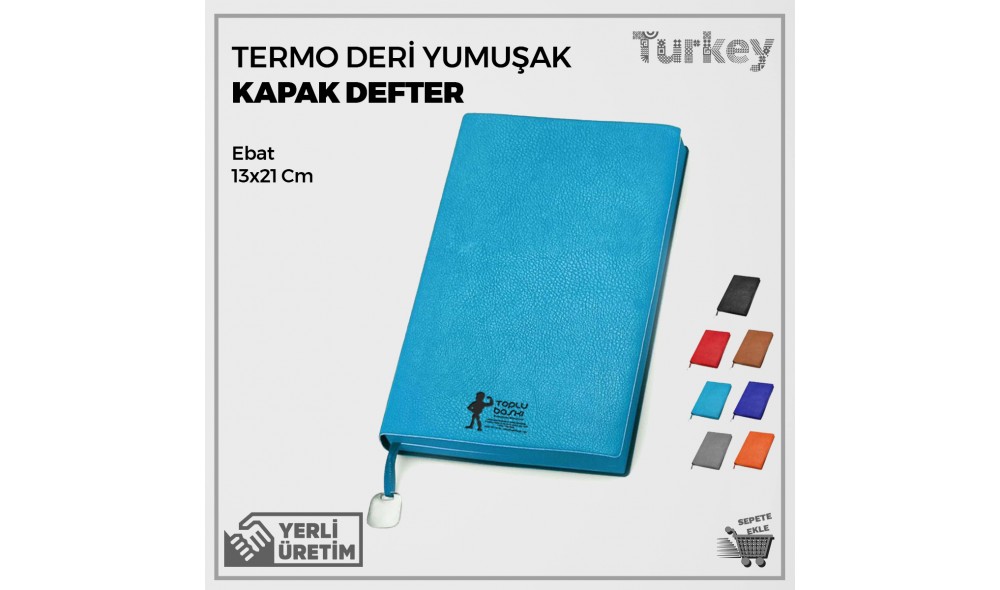 Termo Deri Yumuşak Kapak Defter